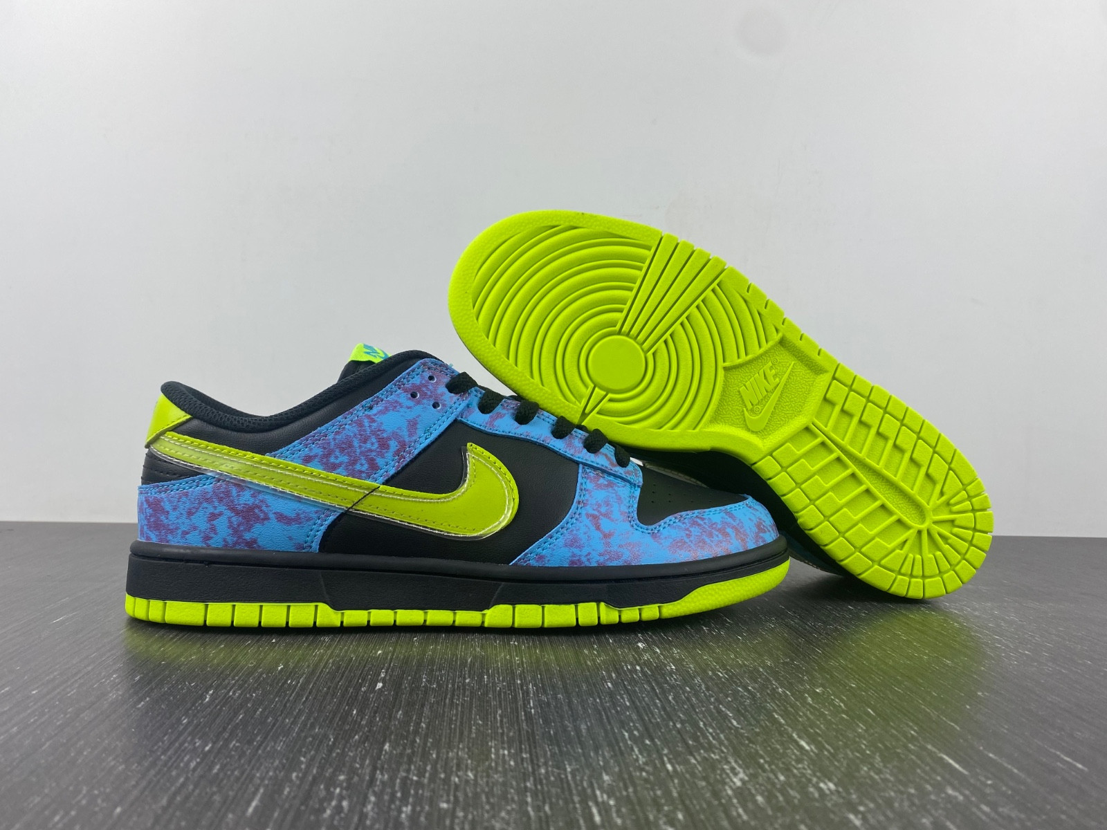 nike dunk low gs "acid wash" dv1694-900