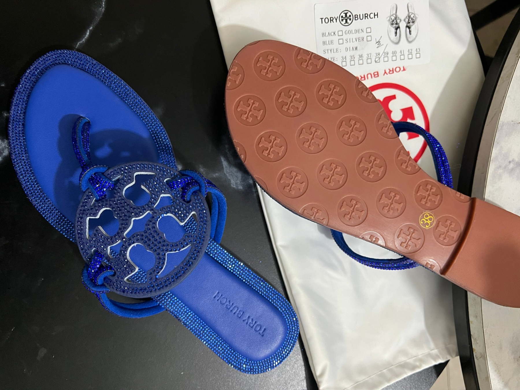 tory burch slide