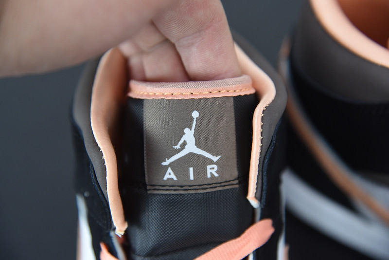 air jordan 1 mid peach mocha dh0210-100