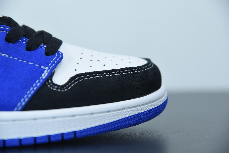 air jordan 1 low black blue white dh0206-400
