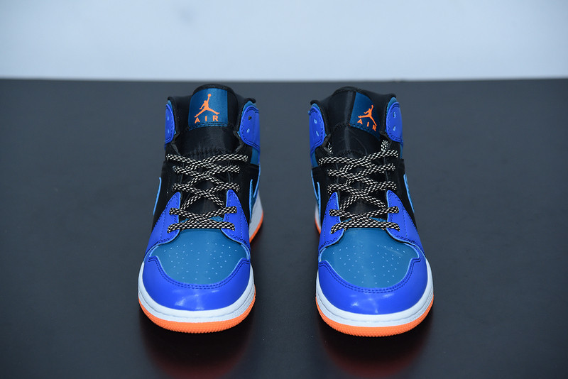 air jordan 1 mid racer blue green abyss 554725-440