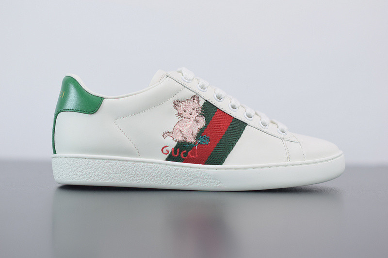 g*u*i ace embroidered low-top sneaker