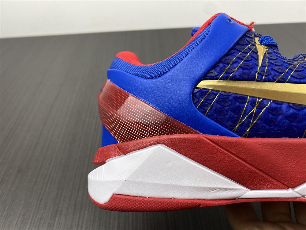 nike zoom kobe vii rlx red blue metallic gold 488371-406