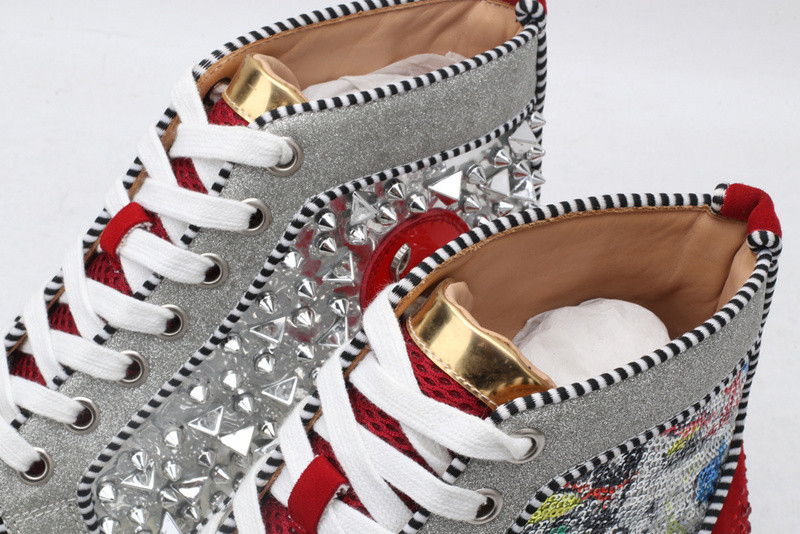 chian louin high top sneaker