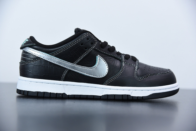 nike sb dunk low black x diamond S*pply x co bv1310-001