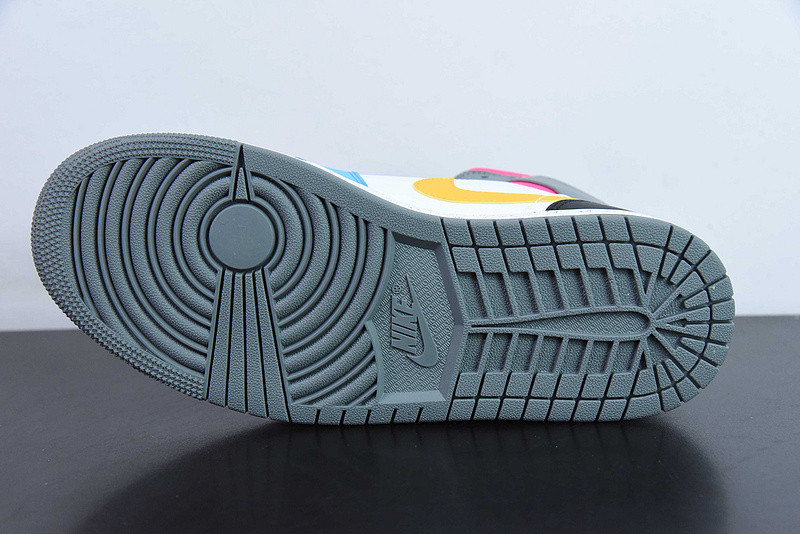 air jordan 1 mid gs multi-color fn1190-100