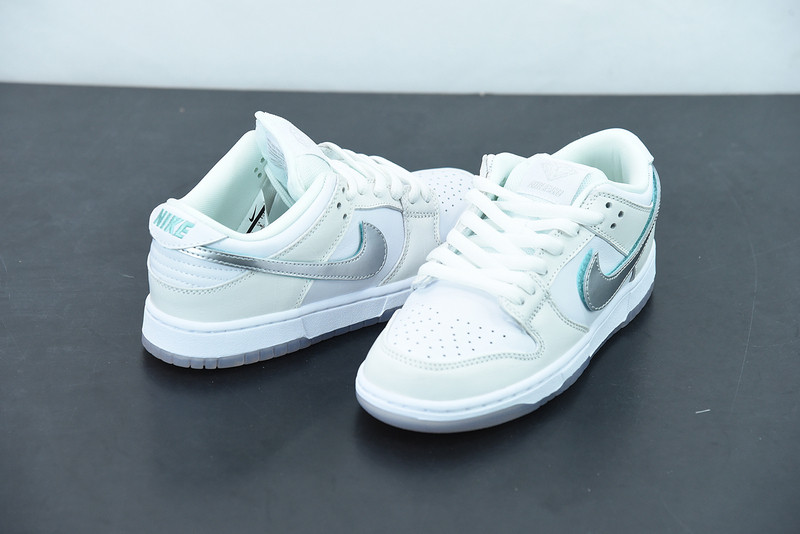 nike sb dunk low diamond S*pply co white diamond bv1310-100