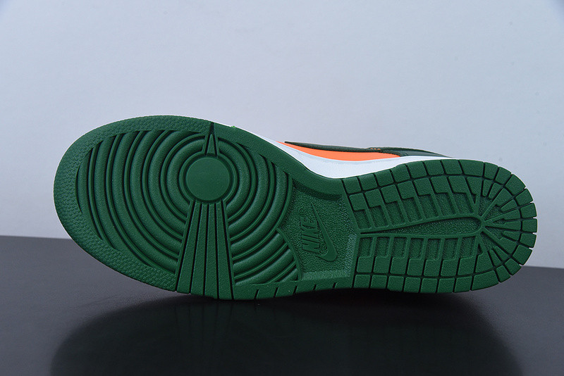 nike dunk low “miami hurricanes” dd1391-300