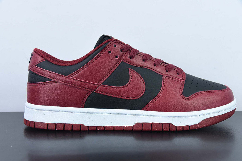nike dunk low next nature appears in wine red and black dn1431-002