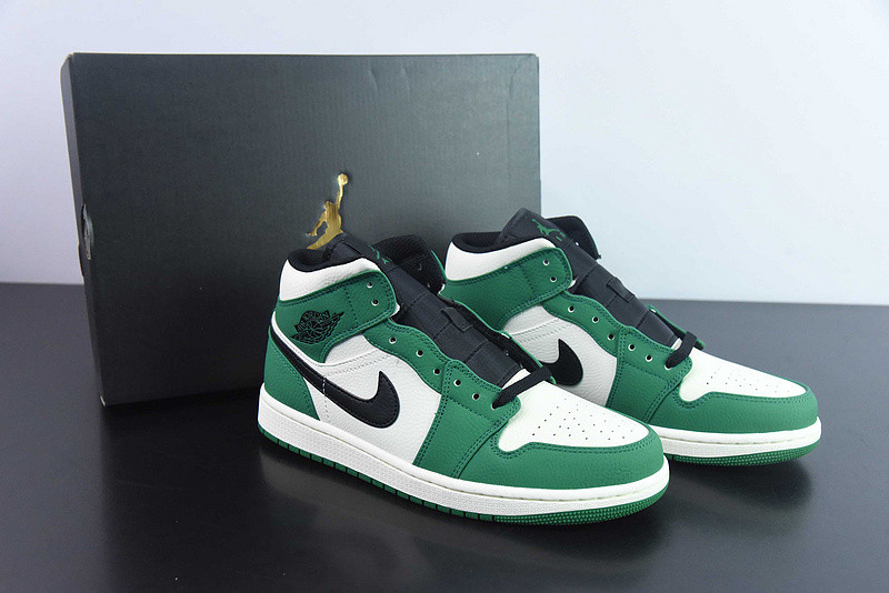 air jordan 1 mid se "pine green" 852542-301
