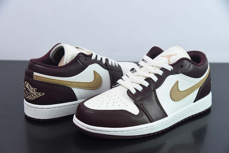 air jordan 1 low sail brown dc0774-200
