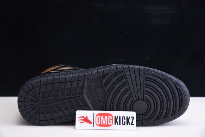 air jordan 1 retro high og “black gold” 555088-032