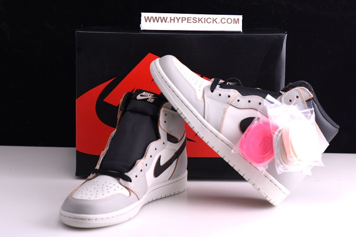 air jordan 1 retro high og defiant sb lakers "white" cd6578-006