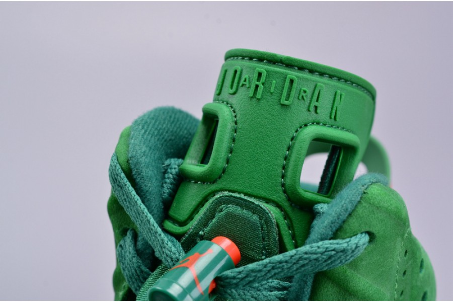 air jordan 6 retro nrg g8rd "gatorade" pine green mens aj5986-335